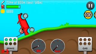 Hill climb racing  мультик про машинки Весёлое видео часть3