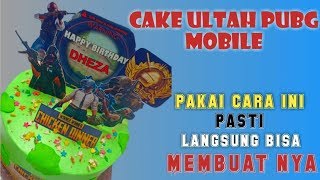 Cake PUBG || kue ultah yang paling simple