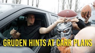 Raiders' Jon Gruden hints at plans for Derek Carr