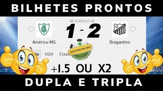 PALPITES DE FUTEBOL PARA O DIA 08 10 2019 MAIS DUPLA E TRIPLA