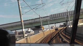 特急しなの3号前面展望 前編 名古屋－塩尻 振り子車体傾斜がすごい！