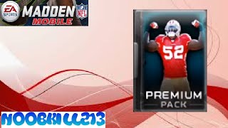 Madden Mobile Premium Pack Opening