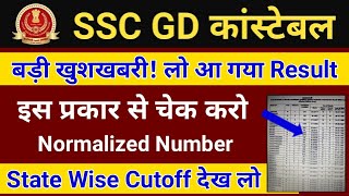 SSC GD Official Cut off Released // SSC GD Cut off 2019 // SSC GD Result 2019