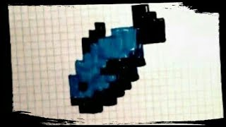 РИСУНКИ ПО КЛЕТОЧКАМ #8 "РЫБА" #рисуем по клеточкам рыбу