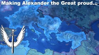 Beating the Axis as Greece (Hoi4 Speedrun/Timelapse)