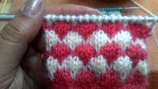 Double Colour Design for Shawls / Sweater/ Blouse | Knitting Hindi |
