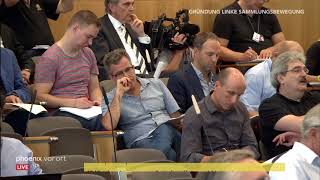 Pressekonferenz zur Gründung der linken Sammlungsbewegung #aufstehen am 04.09.18