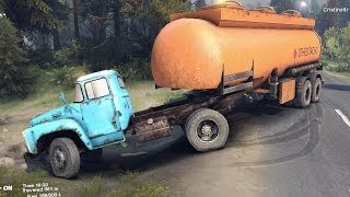 SPINTIRES 2014 Full Version Preview - B 130 + Fuel Cistern Trailer