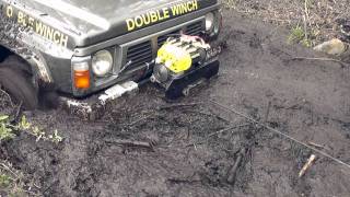 Warn 8274 upgrade - DOUBLEWINCH Power Head 2X6.5HP - Warn 8274 high mount twin motor winch upgrade