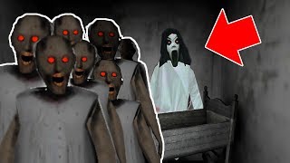 Slendrina vs 200 Granny Clones in Granny Horror Game (NEW MOD FOR GRANNY HORROR GAME)
