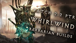 2.2 Whirlwind Barbarians - 3 Build Comparison, Diablo 3 Reaper of Souls PTR Showcase