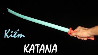 Làm kiếm Nhật từ Giấy | Kiếm Katana