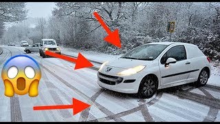 Гололед , летняя резина зимой , зимние заносы , первый снег, день жестянщика