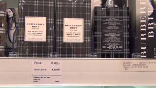 Цены Duty Free. Парфюмерия цены Duty Free  в Амстердаме