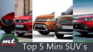 ¿Cual es la mejor Mini SUV? - Top 5 de las mejores Mini SUV's del 2018. Parte 1
