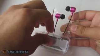 Наушники AWEI ES-Q35 Pink обзор