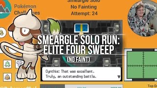 Smeargle Solo Run Elite Four Sweep! - Pokémon Challenges Stream Highlights
