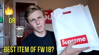 One of The Best Items of FW18? SUPREME FW18 WEEK 1 DROP UNBOXING!