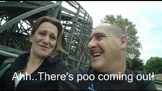 Girl shits herself on rollercoaster