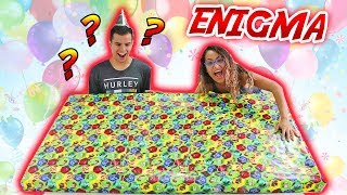 FIZ UM ENIGMA DE ANIVERSÁRIO PARA O MEU NAMORADO! - KIDS FUN