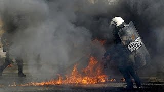 Греція: страйк і маніфестація переросли у заворушення
