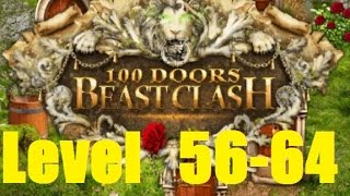 100 Doors Beast Clash - Level 56 - 64 - Walkthrough - 100 дверей замок чудовища