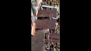 Дровокол своими руками из редуктора. инерция массы.