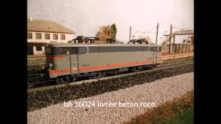 [HD] presentation de mon materiel roulant sur mon reseau.