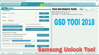 GSD Android Tool v1.0.1 Tool | Samsung lock Remove Tool