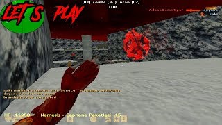COUNTER STRIKE 1.6 - ZOMBIE ESCAPE MOD - Let's Play - World War'Z - Map: ze_jurassicpark_v2_warz