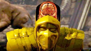 Mortal Kombat XL - All Fatalities & X-Rays on Golden Scorpion Costume Mod 4K Ultra HD Gameplay Mods