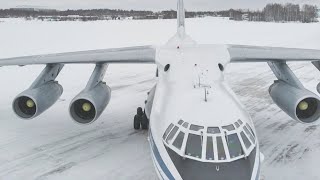 Прибытие в Иваново самолетов с российскими подразделениями миротворческих сил ОДКБ