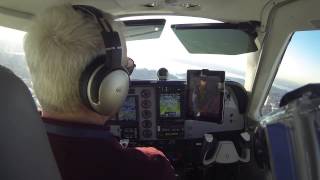 Landing at KBFI with Instrument Panel Views