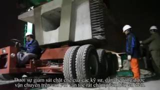 Cẩu lắp phiến dầm nặng nhất 240 Tấn trên đường sắt Cát Linh Hà Đông | Xây dựng Cầu Đường