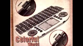 2.4GHz Wireless Keyboard + Touchpad from Zoweetek