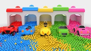 Colors for Children to Learn with Cars Toys - Colors Collection for Children