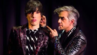#Sanremo :Morgan e Bugo dietro le quinte. "sputi e morsi" Scene tristissime.