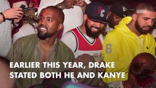 Kanye West teases hip-hop mega album with Drake