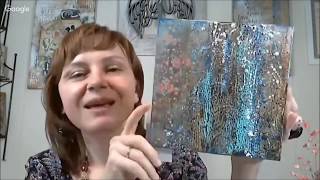 Микс Медиа Энкаустика Mixed Media Encaustic Панно Сухоцвет: видео мастер-класс Натальи Жуковой