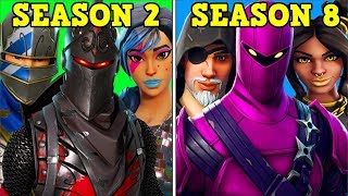 RANKING EVERY 'BATTLE PASS BY SKIN' FROM WORST TO BEST! (Fortnite Battle Royale!)