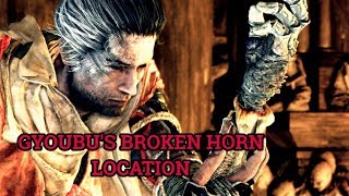 Sekiro Shadows Die Twice - Gyoubu's Broken Horn Prosthetic Tool Location