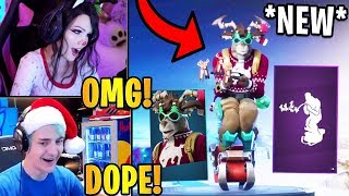 Streamers React to the *NEW* "RIDE ALONG" Emote & "DOLPH" Skin! | Fortnite Highlights