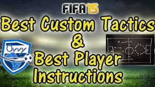 The Best Custom Tactic & Player Instructions for 3-5-2 / Best Formation in FIFA 15 / TUTORIAL