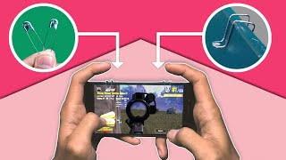 Auto AIM - Membuat Tombol L1-R1 Cuma Pake Peniti | DIY PUBG Button From Safety Pins