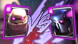Clash Royale - PEKKA vs. GOLEM MAX ELIXIR BATTLE!!