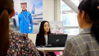 韓国　留学説明会の様子　エアライン留学　大韓航空直営校　INHA　韓国語　エアライン　学校　カレッジリーグ
