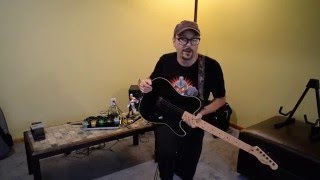 Vintage 1985 Schecter PT Pete Townshend model Tele guitar demo with Bobby DeVito