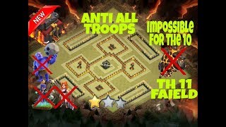 COC  TH10 (Town Hall 10) War Base Anti Everything || TH10 WAR BASE ANTI 2 STAR || CLASH OF CLANS