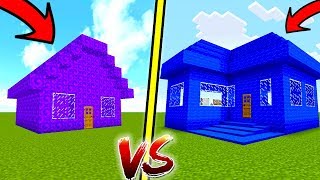 ДОМ ИЗ ПОРТАЛА ПРОТИВ ДОМА ИЗ ВОДЫ В МАЙНКРАФТ ! БИТВА ДОМОВ | НУБ ПОСТРОИЛ ДОМ | MINECRAFT МУЛЬТИК