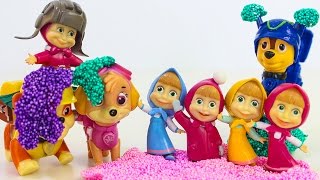 Щенячий патруль новые серии Развивающие мультики Маша и Медведь Игрушки Киндер сюрпризы для детей